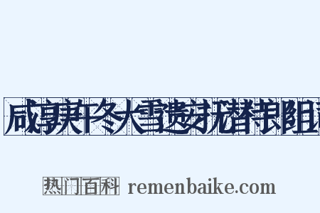 咸淳庚午冬大雪遗安抚潜侍郎组词是什么意思的图片